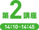 第2講座　14：10～14：45